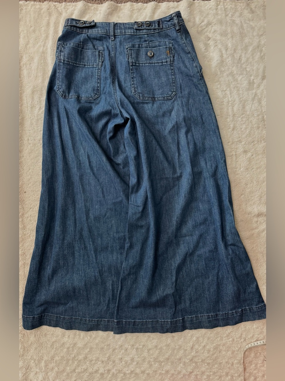 Pilcro Anthropologie High-Rise Ultra Wide-Leg Jeans - Picture 4 of 15